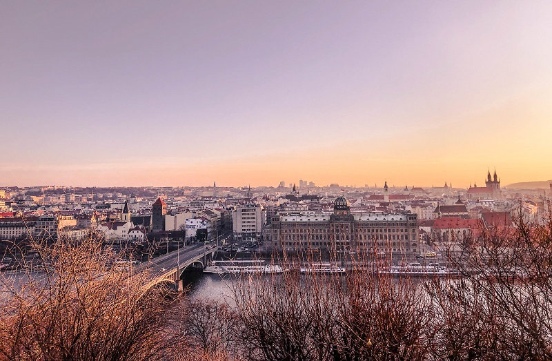 punkt widokowy w Pradze