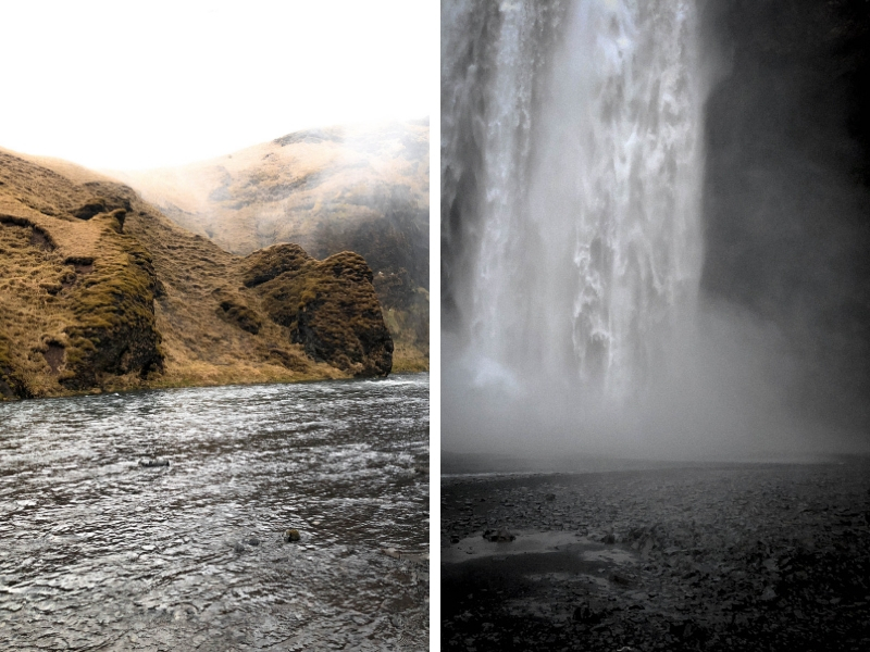 Wodospad Skógafoss na Islandii